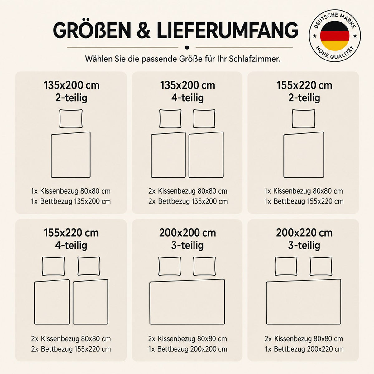 Renforcé Bettwäsche "Meluna", 100 % Baumwolle, Reißverschluss