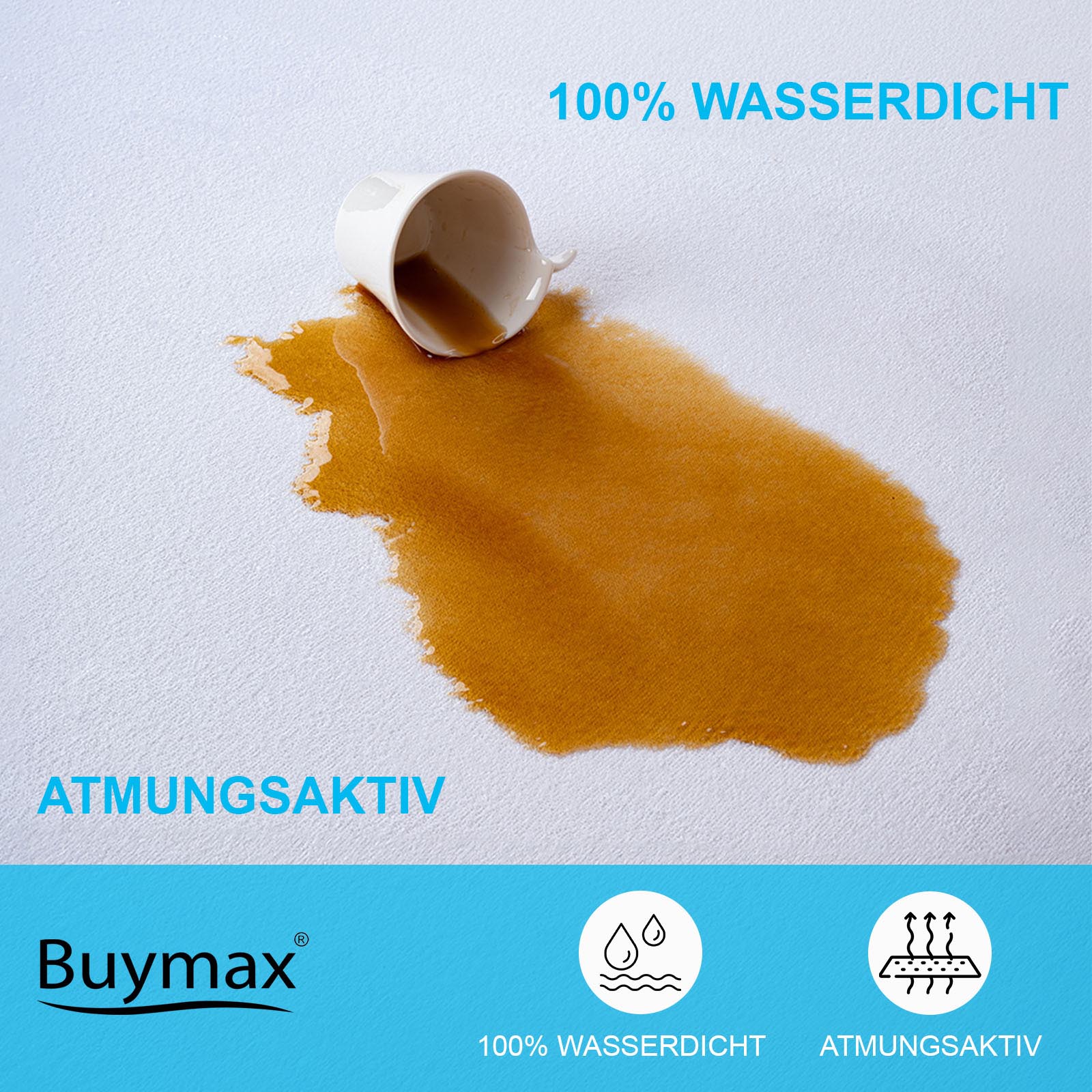 Matratzenschoner Rundumgummi Wasserdicht - Buymax