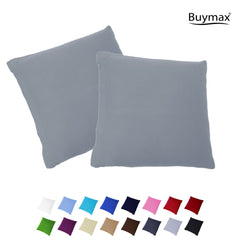 Jersey Kissenbezug, 2er-Set, 40x80 cm - Buymax