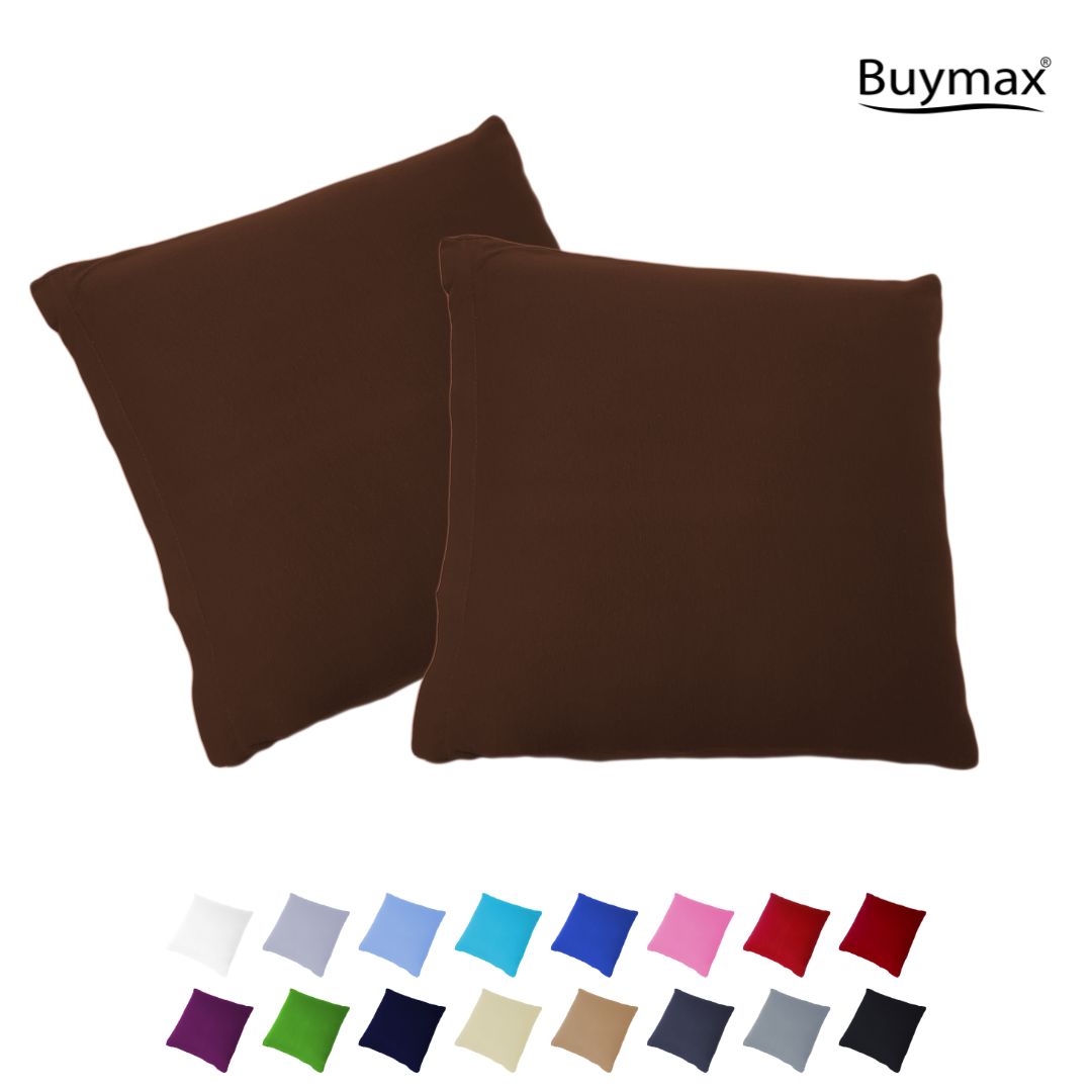 Jersey Kissenbezug, 2er-Set, 50x50cm - Buymax