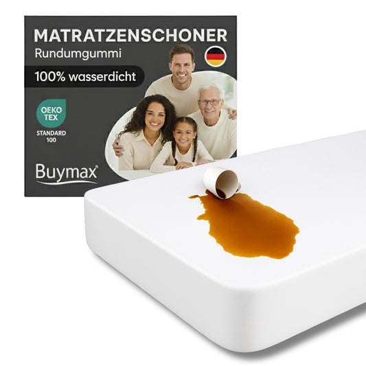 Matratzenschoner, Wasserdicht, Rundumgummi
