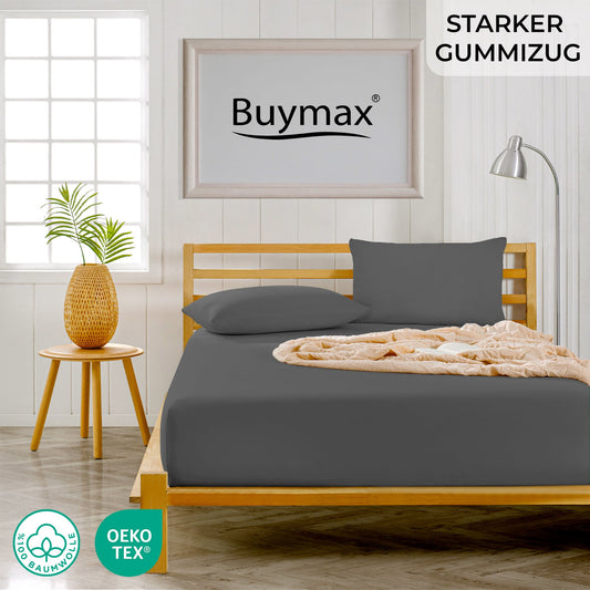 Jersey Spannbettlaken 140x200 cm - Buymax