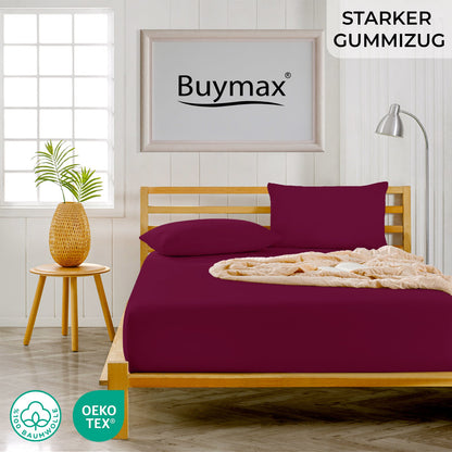 Jersey Spannbettlaken 120x200 cm - Buymax