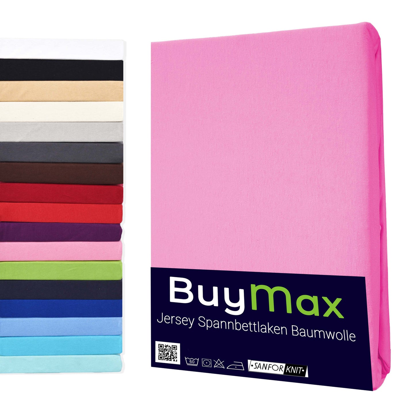Jersey Spannbettlaken 120x200 cm - Buymax