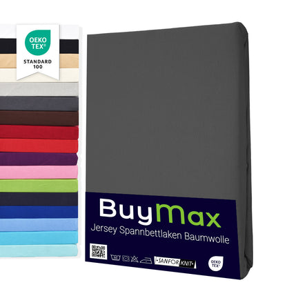Drap housse jersey 90x200 cm
