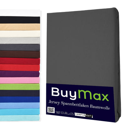 Jersey Spannbettlaken 160x200 cm - Buymax