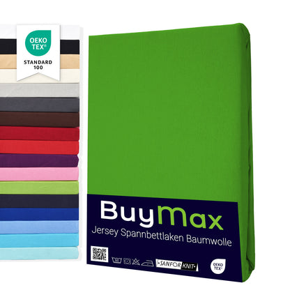 Jersey Spannbettlaken 120x200 cm - Buymax