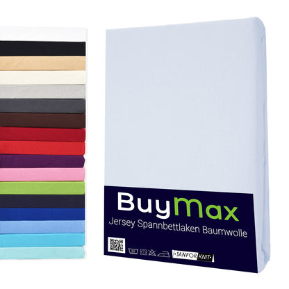 Jersey Spannbettlaken 160x200 cm - Buymax