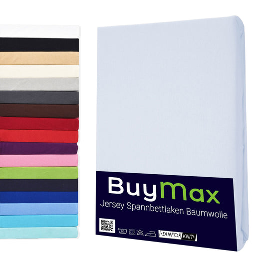 Jersey Spannbettlaken 100x200 cm- Buymax