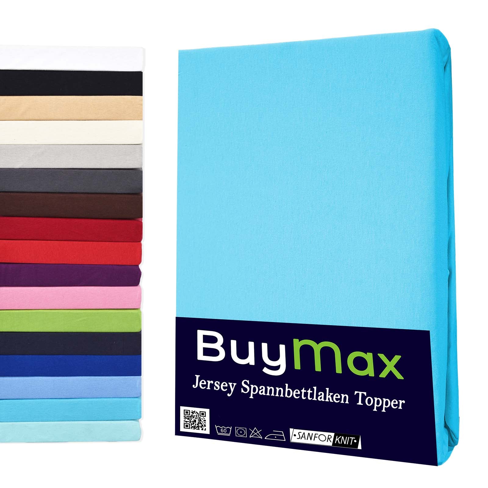 Topper Spannbettlaken 120x200 cm - Buymax