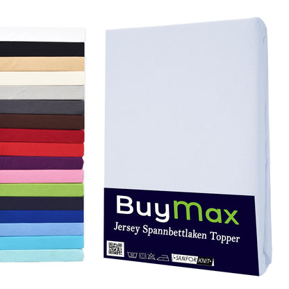 Topper Spannbettlaken 160x200 cm - Buymax