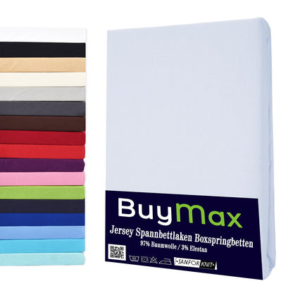 Weiß Wasserbett Spannbettlaken - Buymax