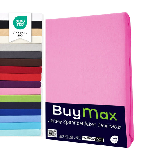 Jersey Spannbettlaken 80x200 cm- Buymax