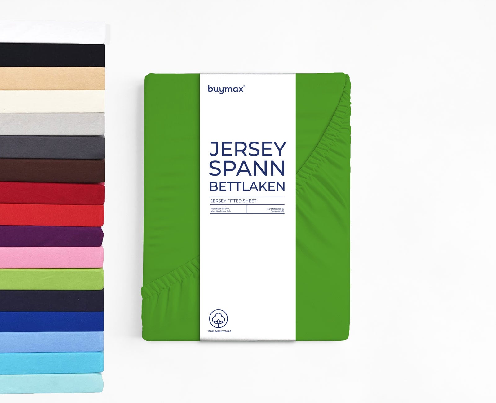  Jersey Spannbettlaken 100x200 cm - Buymax