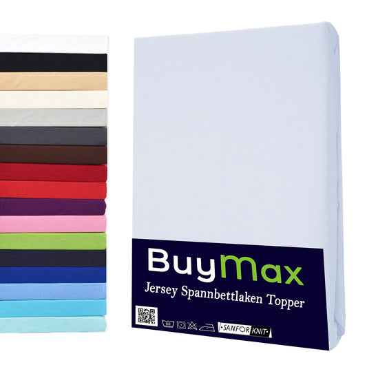 Topper Spannbettlaken 200x200 cm - Buymax